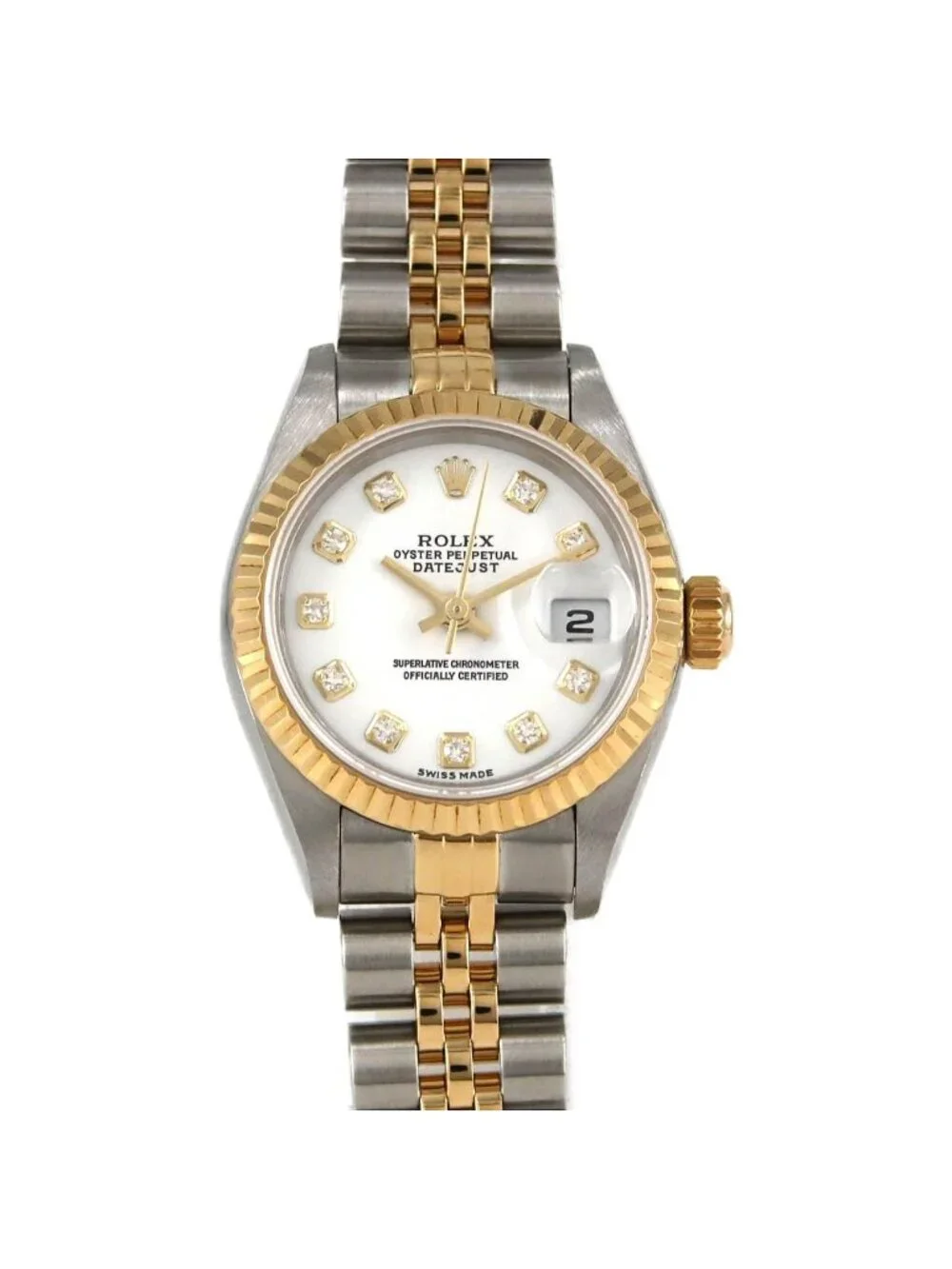 Rolex Datejust Stainless Steel Yellow Gold Automatic Watch